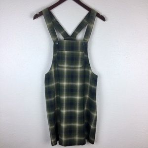 90’s Vintage School Girl Overalls Dress